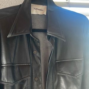 Nanushka faux leather jumpsuit